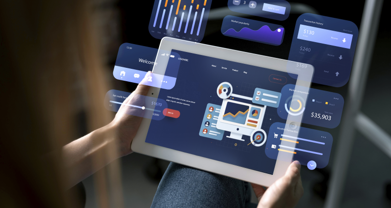 Progressive Web Apps (PWAs) concept showcasing cross-device compatibility.