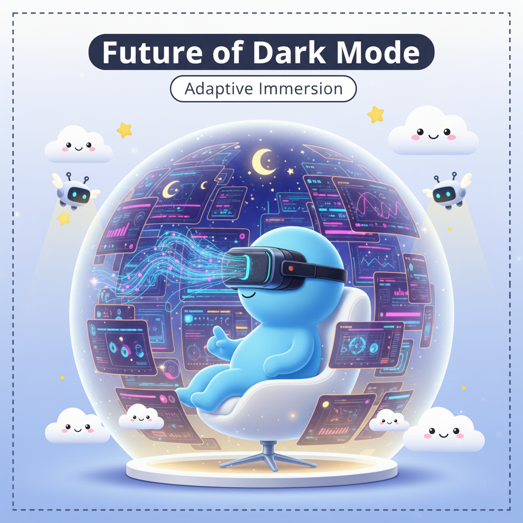 AI-powered futuristic dark mode dashboard with holographic digital elements.