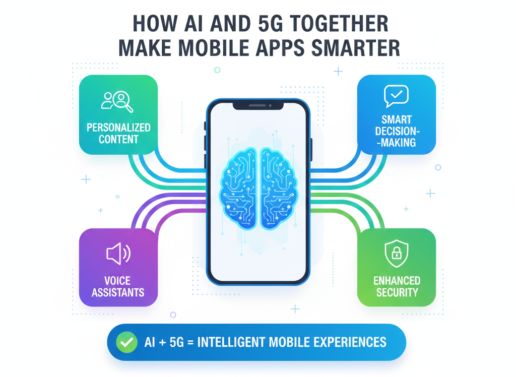 AI-powered mobile applications enhanced by 5G connectivity