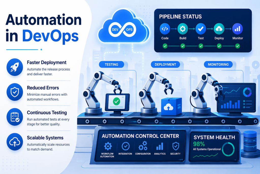 Automation in DevOps improving faster product delivery