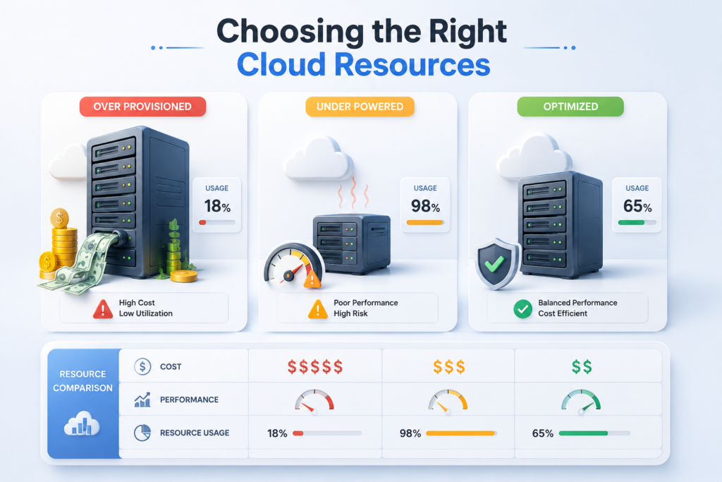 Cloud infrastructure right-sizing strategy for better cost optimization