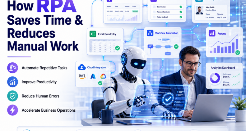 How RPA Saves Time and Reduces Manual Work using enterprise workflow automation