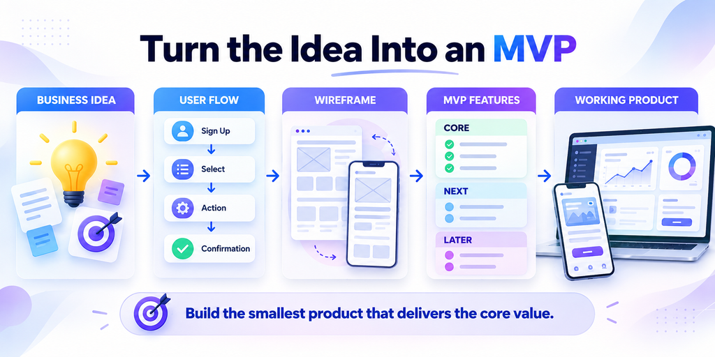 Turn a business idea into a digital product with an MVP