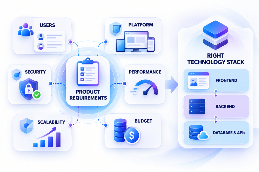 Choosing the right technology stack for a digital product
